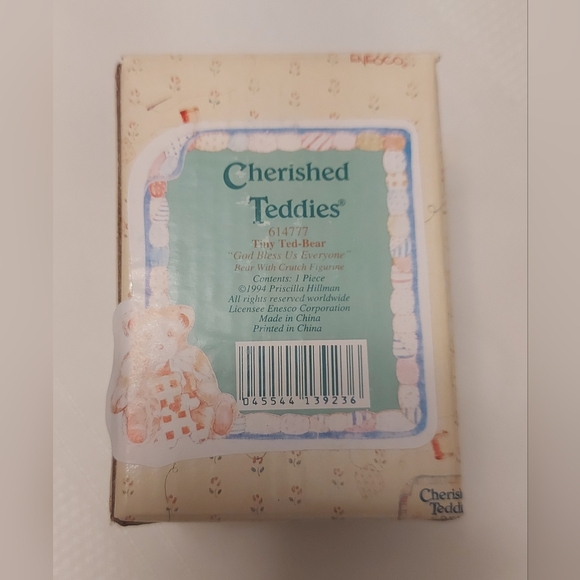 Cherished Teddies A Christmas Carol "Tiny Ted-Bear: God Bless Us Everyone" - Picture 5 of 6